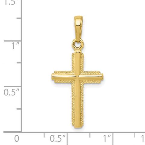 10k Cross Pendant-WBC-10K5447