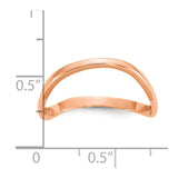 10K Rose Gold Wave Fashion Thumb Ring-WBC-10K5785