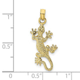 10k Lizard Charm-WBC-10K6461