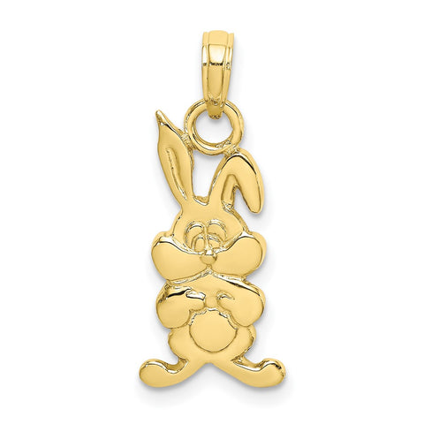 10K Rabbit Charm-WBC-10K6493