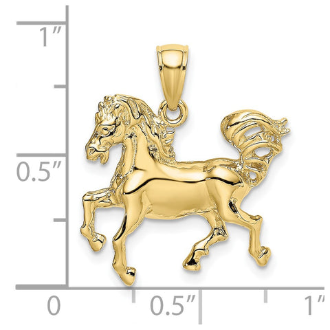 10K 2-D Horse Charm-WBC-10K6545