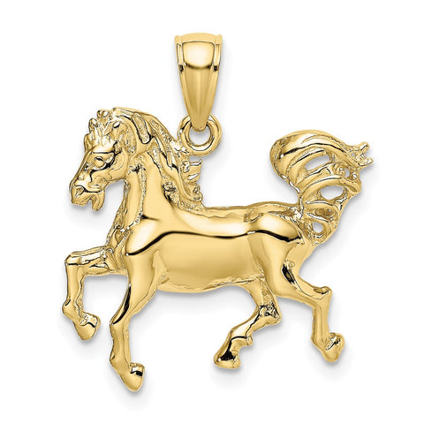 10K 2-D Horse Charm-WBC-10K6545