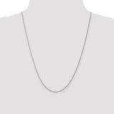 10k White Gold .95mm Carded Cable Rope Chain-WBC-10K8RW-24