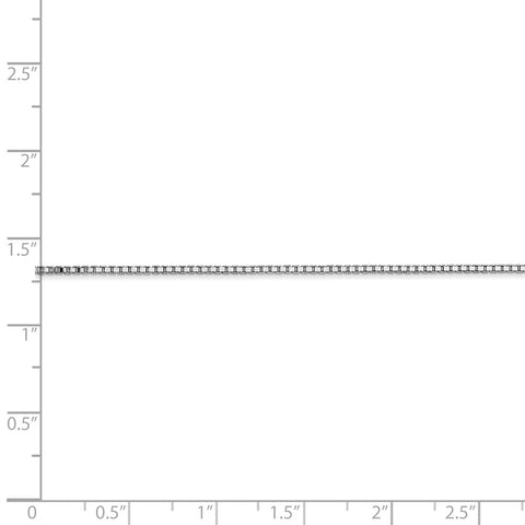 10k WG 1.1mm Box Chain-WBC-10KWB110-18