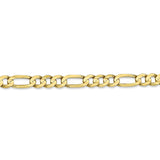 10k 5.5mm Light Concave Figaro Chain-WBC-10LF140-8