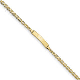 10k Anchor Link ID Bracelet-WBC-10LID68-7