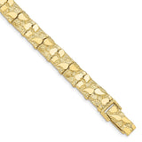 10k 10.0mm NUGGET Bracelet-WBC-10N10-8