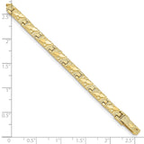 10k 4.0mm NUGGET Bracelet-WBC-10N4-7
