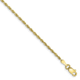 10k 1.85mm D/C Quadruple Rope Chain Anklet-WBC-10QT014-9