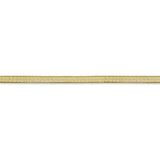 10k 3mm Silky Herringbone Chain-WBC-10SK025-7