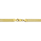 10k 5mm Silky Herringbone Chain-WBC-10SK050-8