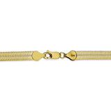 10k 5.5mm Silky Herringbone Chain-WBC-10SK055-8