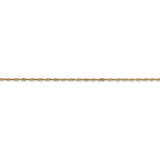 14k 1mm Carded Singapore Chain-WBC-10SY-24