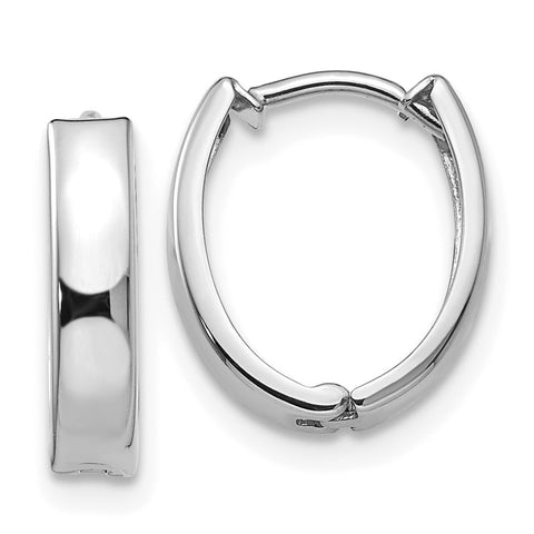 10k White Gold Polished Hinged Hoop Earrings-WBC-10TL560