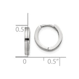 10k White Gold Hinged Hoop Earrings-WBC-10TM620