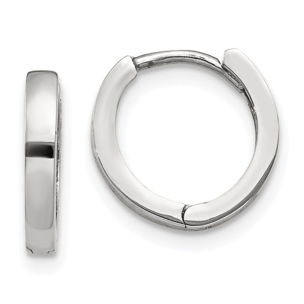 10k White Gold Hinged Hoop Earrings-WBC-10TM620