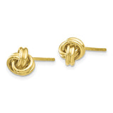 10k Love Knot Post Earrings-WBC-10TM705