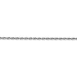 10k White Gold 1.85mm D/C Quadruple Rope Chain-WBC-10WQT014-18