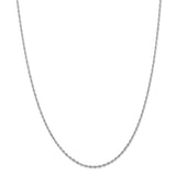 10k White Gold 1.85mm D/C Quadruple Rope Chain-WBC-10WQT014-30