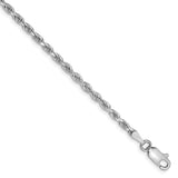 10k White Gold 2.75mm D/C Quadruple Rope Chain-WBC-10WQT021-8