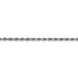 10k White Gold 3mm D/C Quadruple Rope Chain-WBC-10WQT023-30