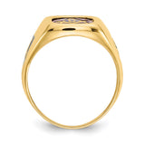 10k Gents Ring Mounting-WBC-10X24B