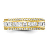 10K Tiara Collection Polished CZ Ring-WBC-10YC378