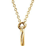 14K Yellow Tiny Posh¬Æ Double Heart 16-18" Necklace -85792:1001:P-ST-WBC