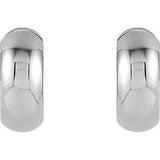 Sterling Silver 16.75 mm Hinged Earrings-21648:234304:P-ST-WBC