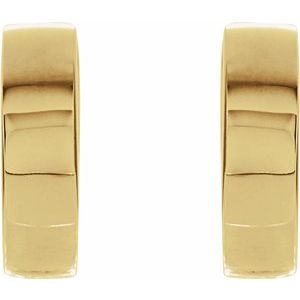 14K Yellow 14.5 mm Hinged Earrings-2991:10014:P-ST-WBC