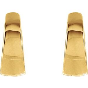 14K Yellow 10.25 mm Hinged Earrings-21644:10025:P-ST-WBC