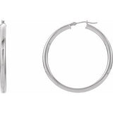 14K White 40 mm Tube Hoop Earrings-20826:163871:P-ST-WBC