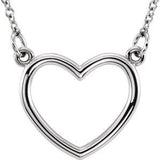 14K White 17x15.8 mm Heart 16" Necklace
-85874:101:P-ST-WBC