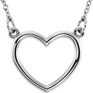 14K White 10.8x10 mm Heart 16" Necklace
-85874:1017:P-ST-WBC