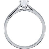 10K White 1/2 CTW Diamond Solitaire Engagement Ring with Accent-67778:6003:P-ST-WBC