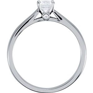 10K White 1/2 CTW Diamond Solitaire Engagement Ring with Accent-67778:6003:P-ST-WBC