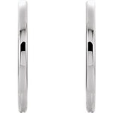 14K White 29 mm Hinged Hoop Earrings-22071:10007:P-ST-WBC