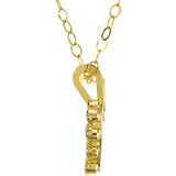 14K Yellow 1.5 mm Round Cubic Zirconia Heart 15" Necklace-19696:60001:P-ST-WBC