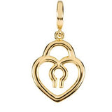 14K Yellow Petite Heart Lock Charm-84620:100:P-ST-WBC