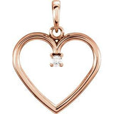 14K Rose .025 CTW Diamond Heart Pendant -85895:109:P-ST-WBC