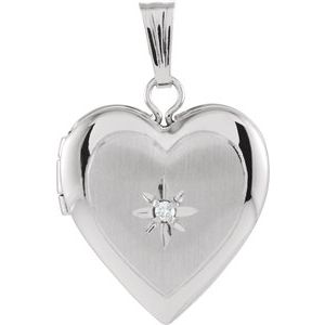 14K White 13.5x12.75 mm .010 CTW Diamond Heart Locket-84921:101:P-ST-WBC