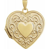 14K Yellow Heart Shaped Locket-21957:238968:P-ST-WBC