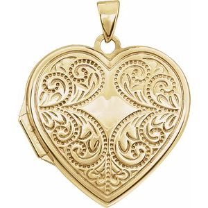 14K Yellow Heart Locket-21961:238973:P-ST-WBC