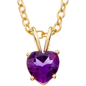 14K Yellow 6 mm Amethyst Heart 18" Necklace-61149:209651:P-ST-WBC