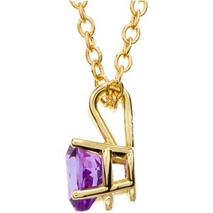 14K Yellow 6 mm Amethyst Heart 18" Necklace-61149:209651:P-ST-WBC