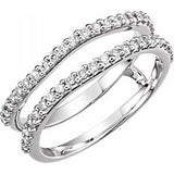 14K White 1/3 CTW Diamond Ring Guard-122246:104:P-ST-WBC