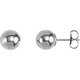 14K White 7 mm Ball Earrings-20865:1010:P-ST-WBC