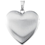 Sterling Silver 25.2x23.8 mm Mom Heart Locket with Enameled Flowers-R45241:101:P-ST-WBC