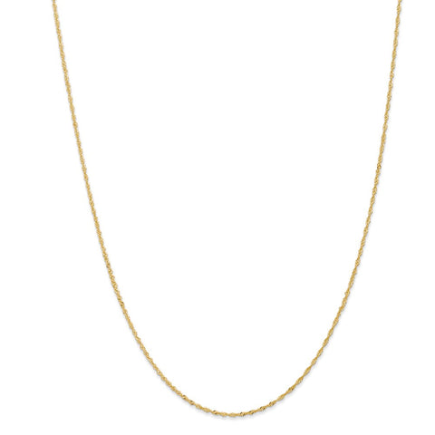 18K Leslie's 1.1mm Singapore Chain-WBC-18LP11-18