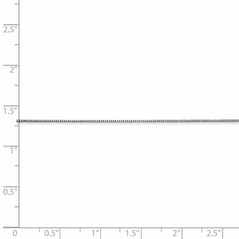 18K Leslie's WG .5mm Box Chain-WBC-18LP20-16